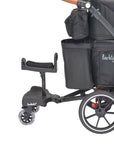ride along stroller board with seat attached to the sprout in wagon mode