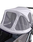 Air flow summer canopy for caravan stroller wagon