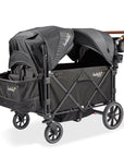 larktale caravan v3 stroller wagon in byron black