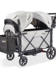 larktale caravan v3 stroller wagon in avalon gray