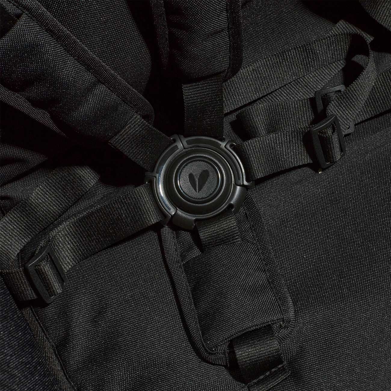 caravan double seat kit close-up of harness and buckle