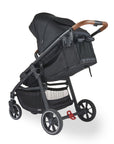 crossover in stroller mode with reclined back in byron black