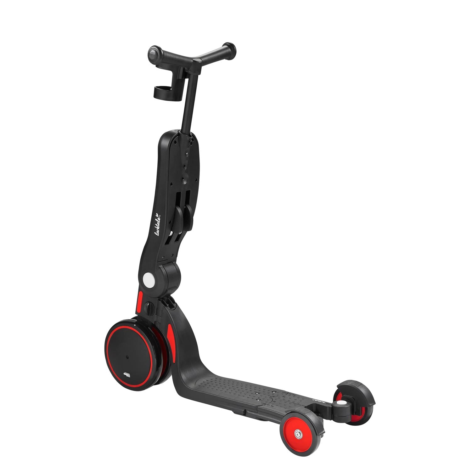 scoobi in 3 wheel mode rear view