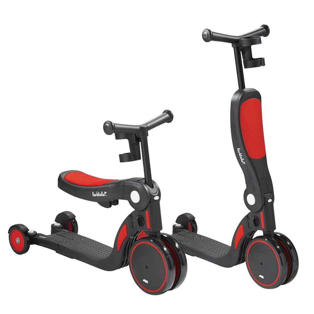 scoobi 5-in-1 scooter in barossa red