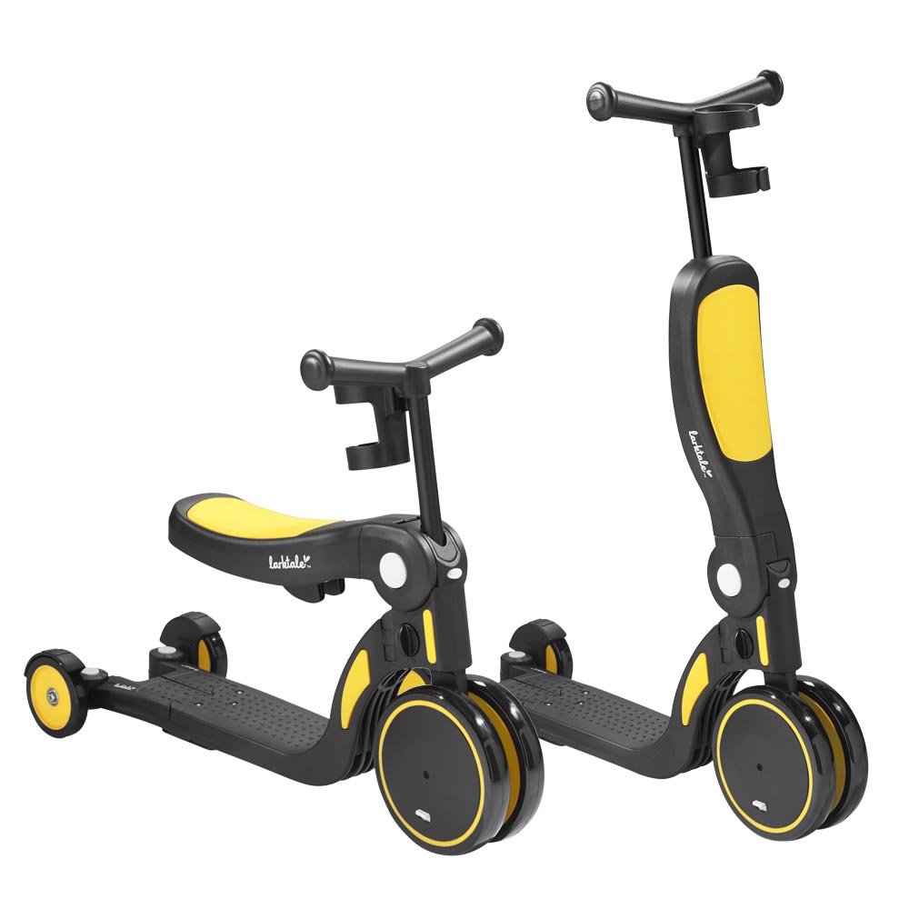 scoobi 5-in-1 scooter in clovelly yellow