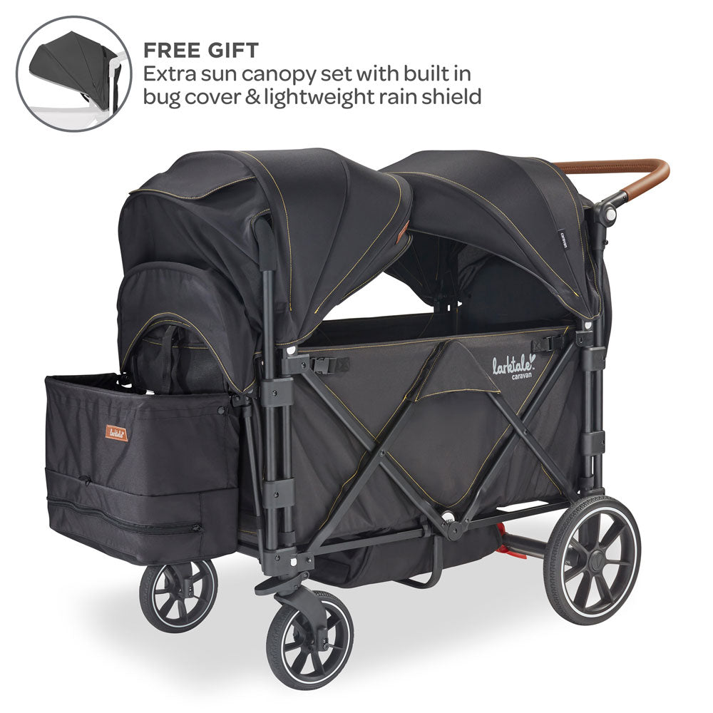 Larktale caravan Stroller/Wagon, Collapsible Wagon for Kids, Babies,  Toddlers