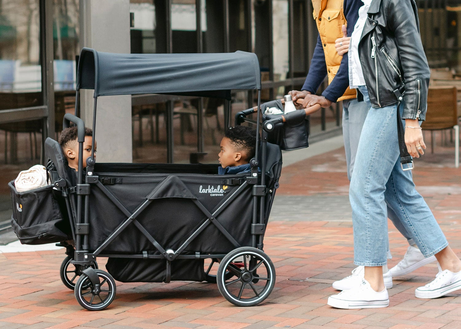larktale caravan stroller/wagon canopy set Larktale caravan Sun Topper | Sun Shield for Stroller Wagon