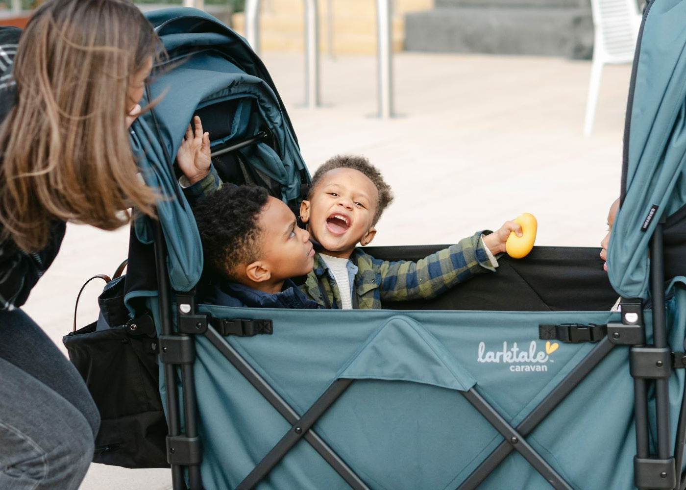caravan quad in blue