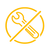 no tools needed icon
