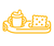 snack tray icon