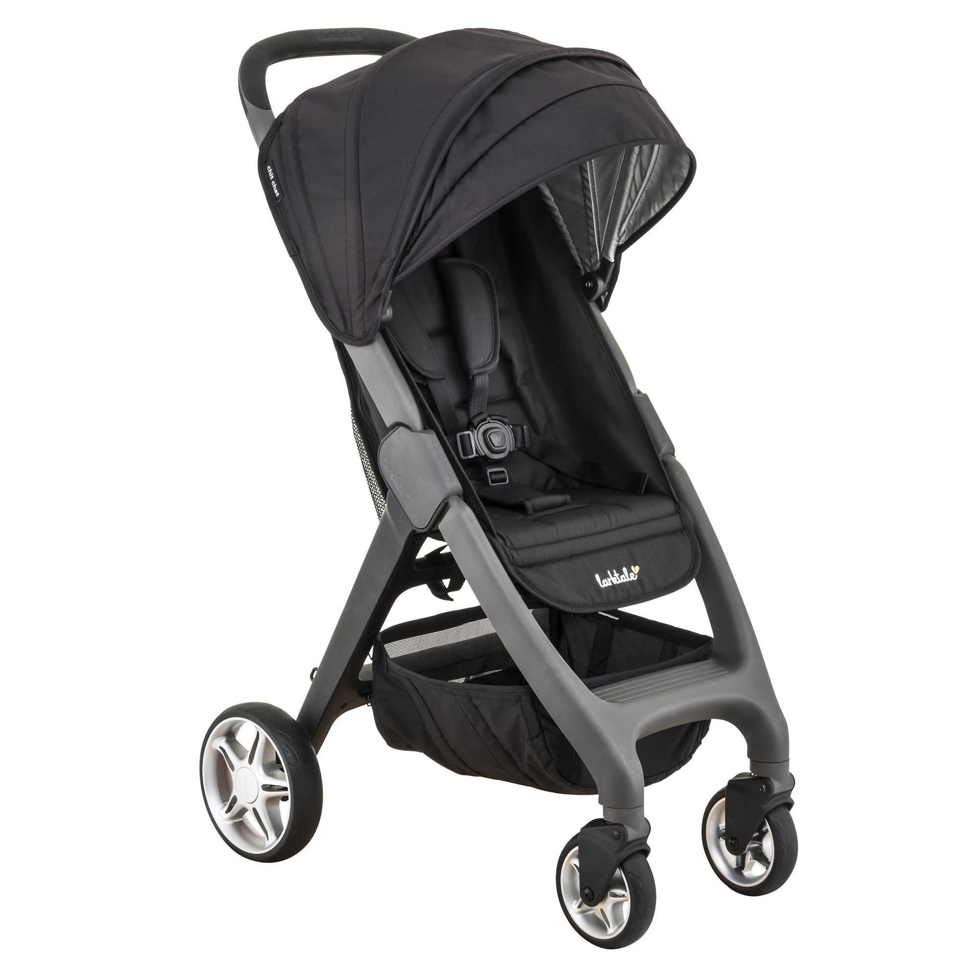 chit chat lightweight stroller for travel in black