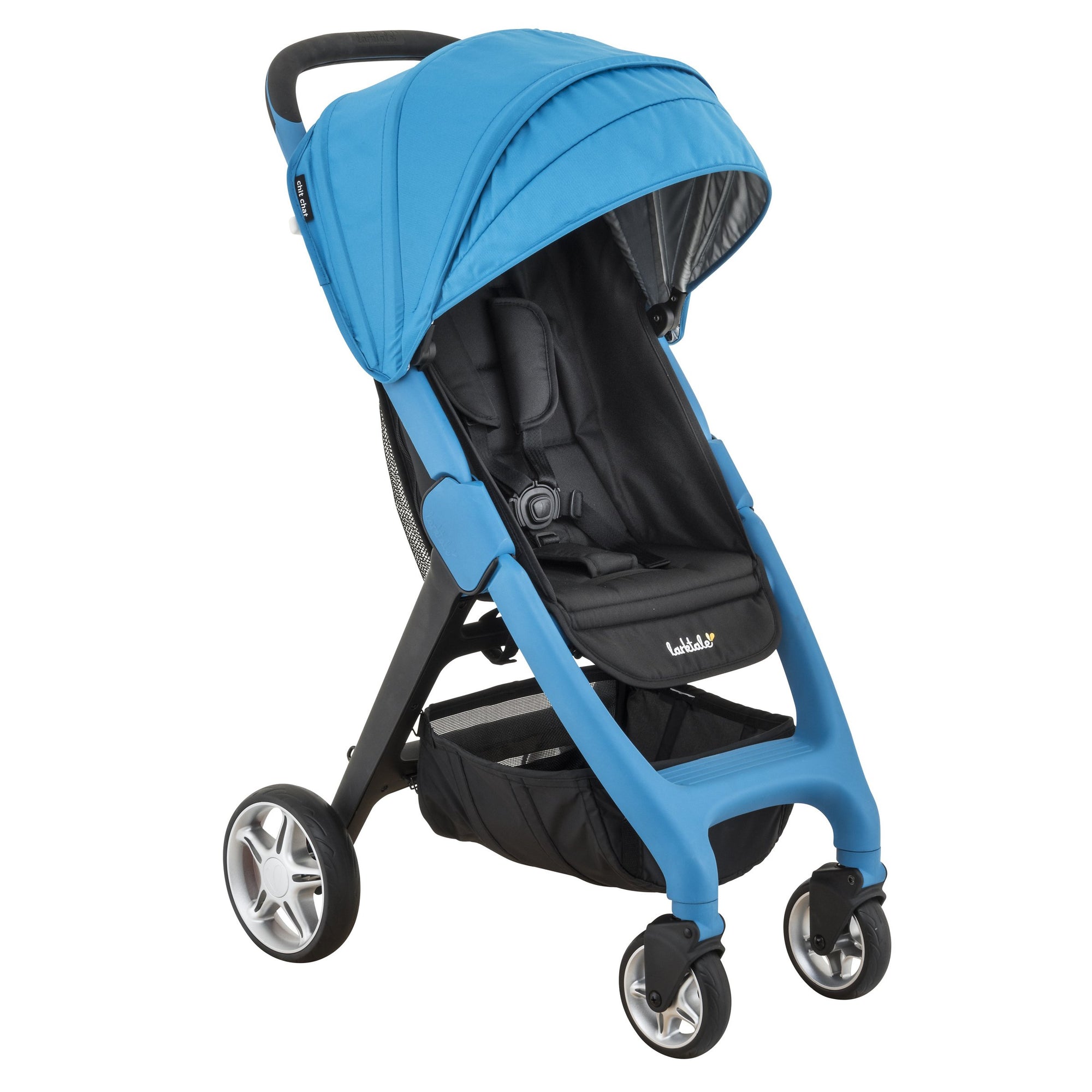 chit chat lightweight stroller for travel in blue
