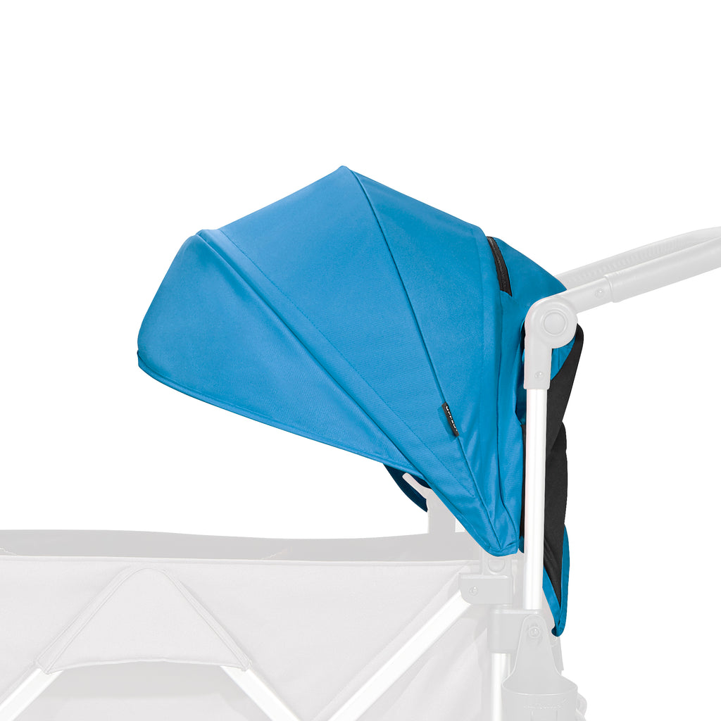 Caravan stroller/wagon sun canopy set - freshwater blue