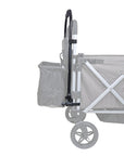 pull bar kit stowed away on the caravan stroller wagon
