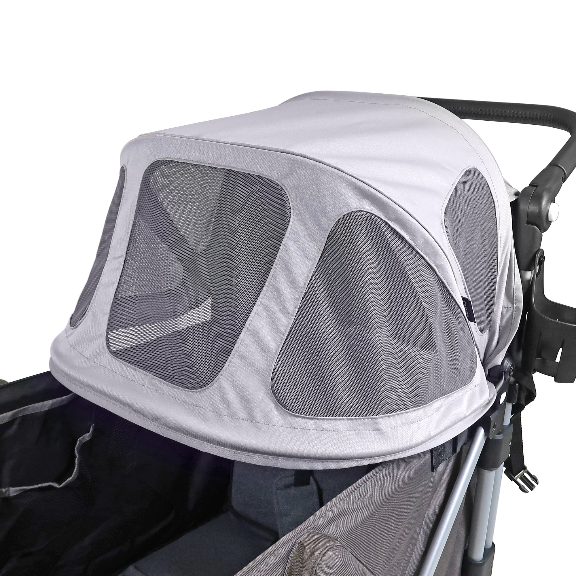 sun canopy for double stroller Larktale Summer Canopy Set for Caravan
