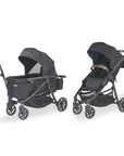 crossover stroller wagon in black